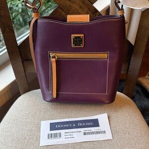 Dooney & Bourke Small Ridley Crossbody Bag Plum